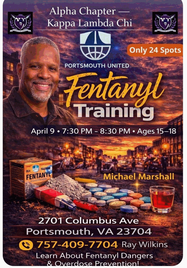 Fentanyl Dangers Training flyer