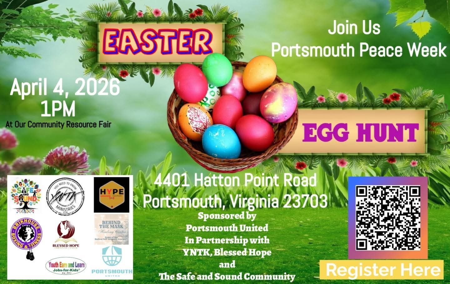 Easter Egg Hunt flyer
