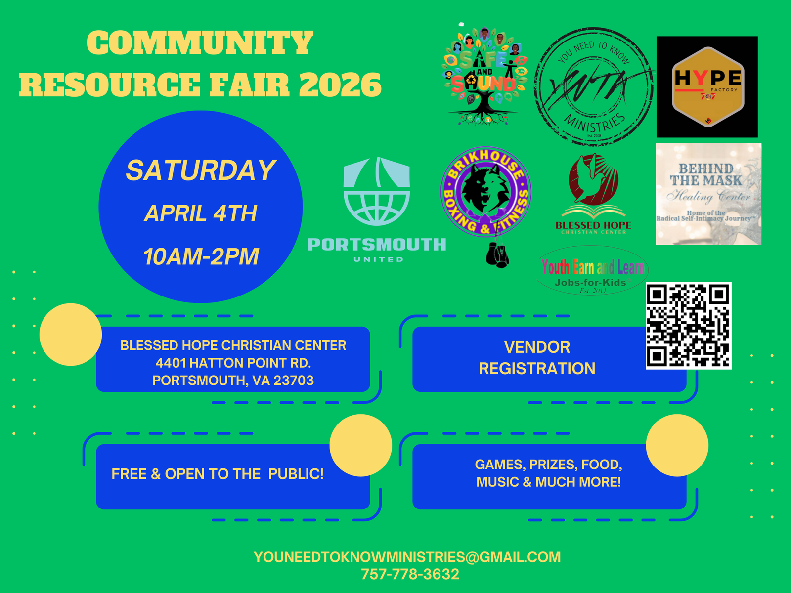 Community Resource Fair flyer