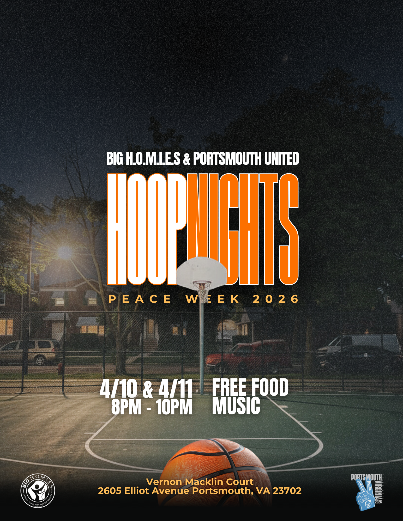 Hoop Nights event flyer