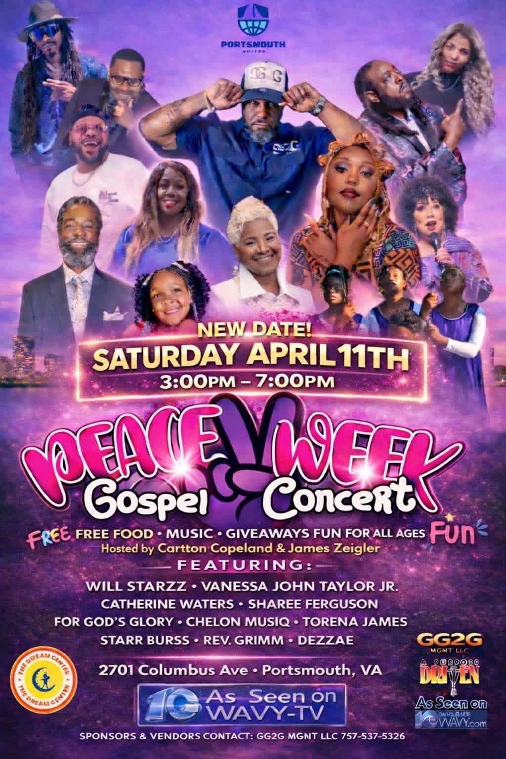 Gospel Concert event flyer