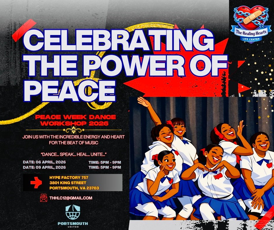 PEACE WEEK DANCE WORKSHOP 2026 event flyer