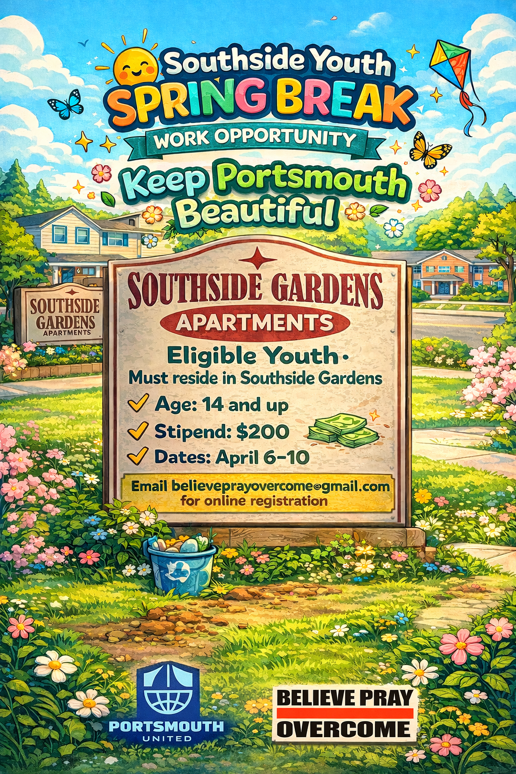 Southside Youth Keep Portsmouth Beautiful flyer