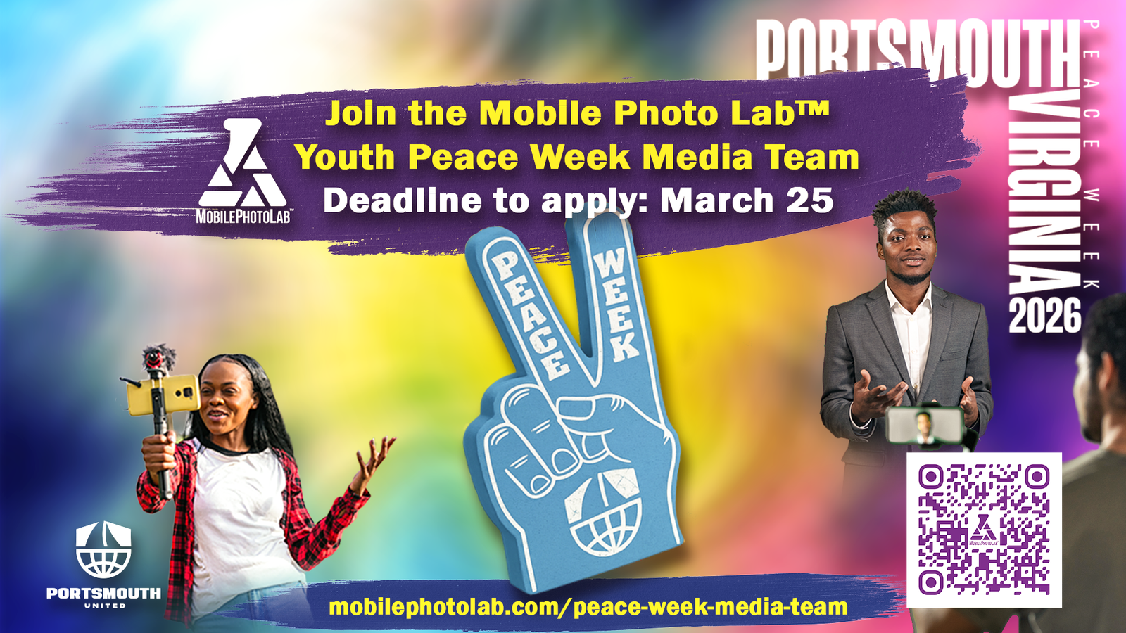 Peace Week Media Team flyer